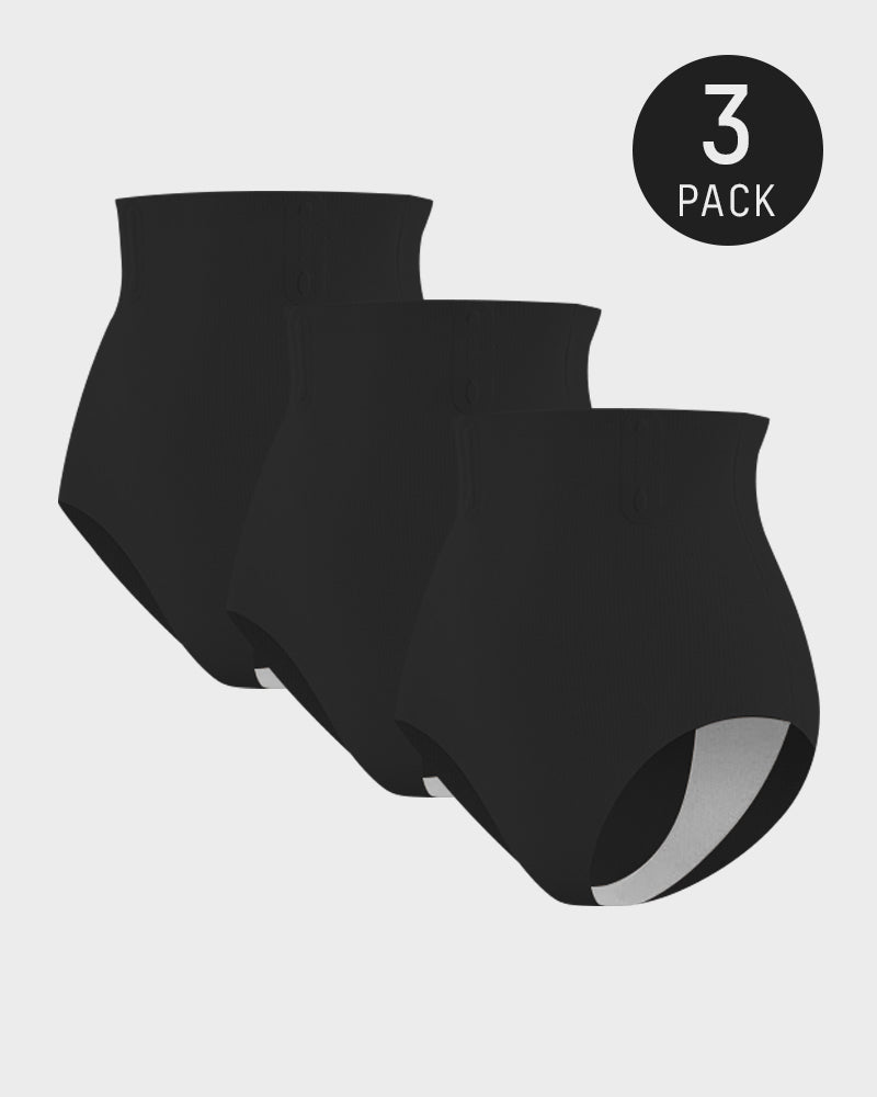 Nahtlose High-Waist Shapewear-Slips (3er-Pack)