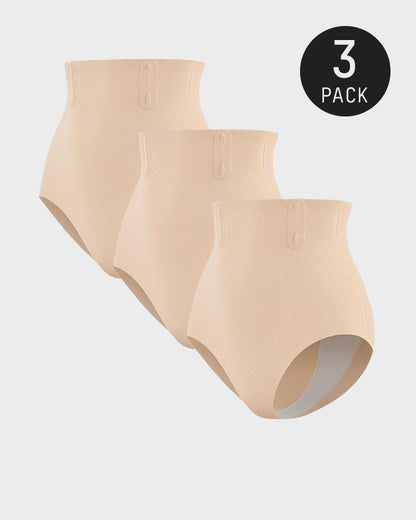 Nahtlose High-Waist Shapewear-Slips (3er-Pack)