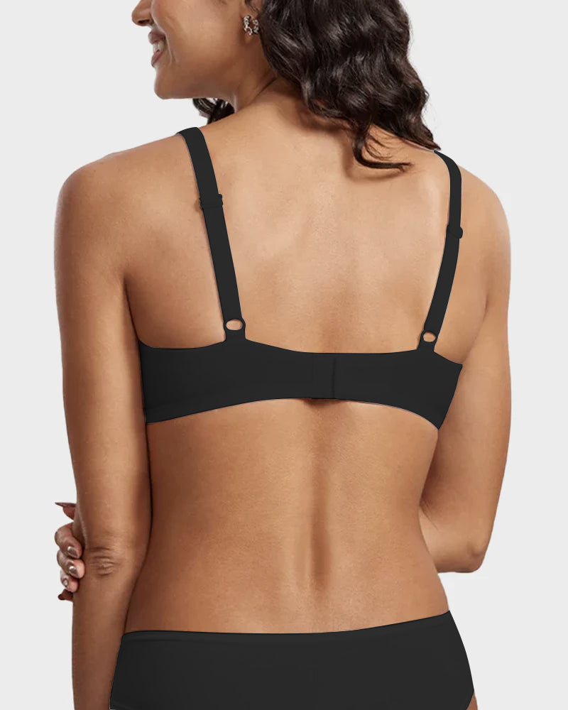 Seamless Underwire Balconette Bra — Unlined