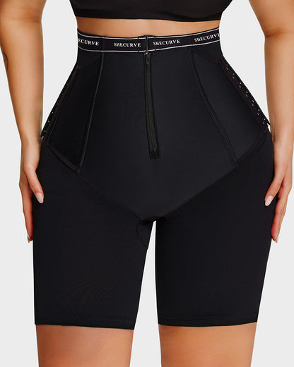 Pusher-Short mit seitlichen Haken und Push-up-Effekt für den Po