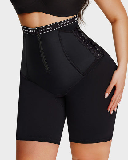 Pusher-Short mit seitlichen Haken und Push-up-Effekt für den Po