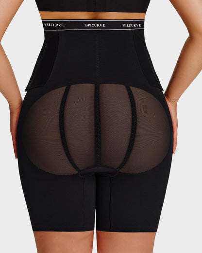 Pusher-Short mit seitlichen Haken und Push-up-Effekt für den Po