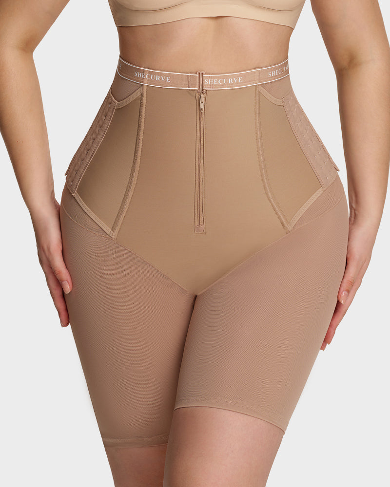 Pusher-Short mit seitlichen Haken und Push-up-Effekt für den Po