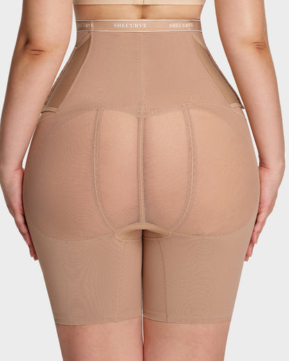 Pusher-Short mit seitlichen Haken und Push-up-Effekt für den Po