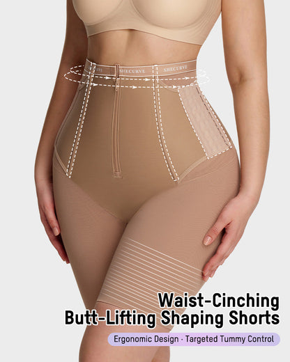 Pusher-Short mit seitlichen Haken und Push-up-Effekt für den Po