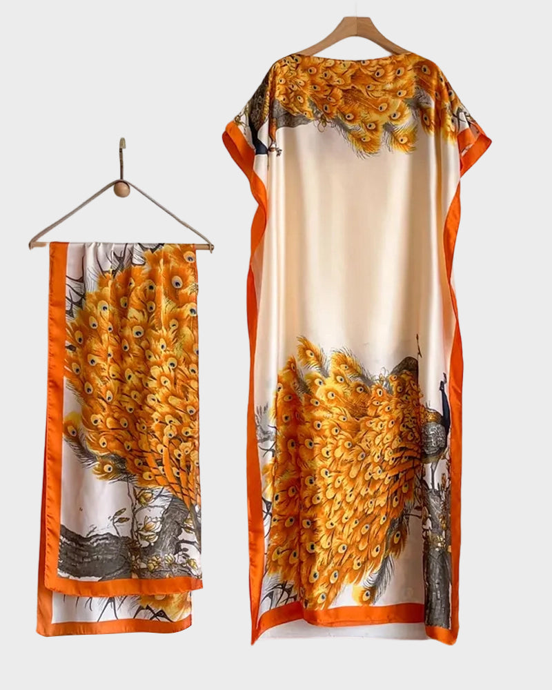 Silky Beach Cover-Up Sarong
