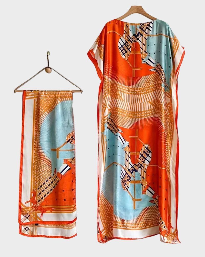 Silky Beach Cover-Up Sarong