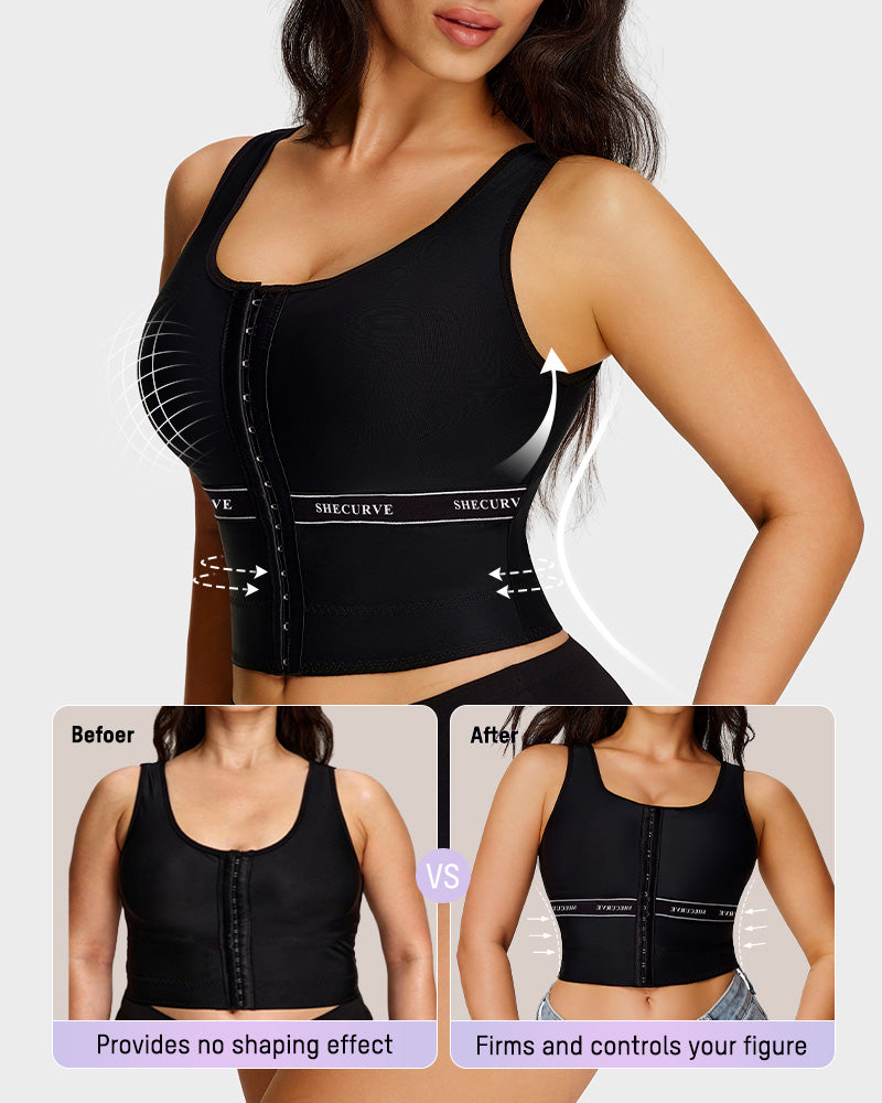 Figurformendes Haltungskorrigierendes Tanktop Ärmellos