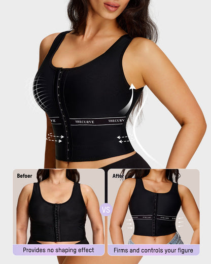 Figurformendes Haltungskorrigierendes Tanktop Ärmellos