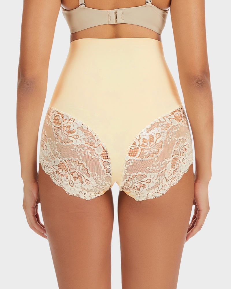 Shaping-Slip High Waist Transparente Spitze (4er-Pack)