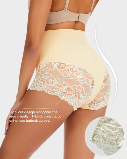 Shaping-Slip High Waist Transparente Spitze (4er-Pack)