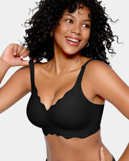 Jelly Bustier ohne Bügel — vollständige Bedeckung, gewellt
