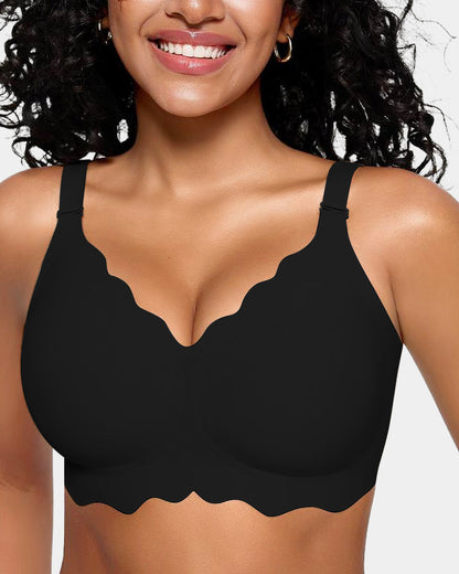 Jelly Bustier ohne Bügel — vollständige Bedeckung, gewellt