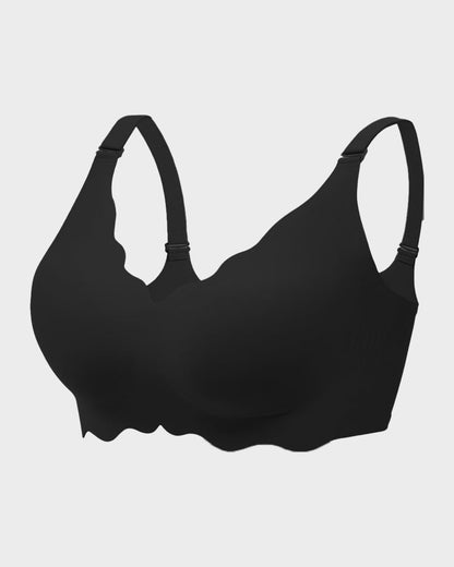 Jelly Bustier ohne Bügel — vollständige Bedeckung, gewellt