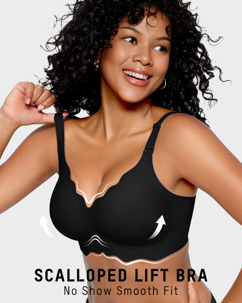 Jelly Bustier ohne Bügel — vollständige Bedeckung, gewellt