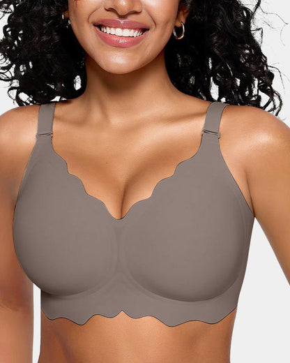 Jelly Bustier ohne Bügel — vollständige Bedeckung, gewellt