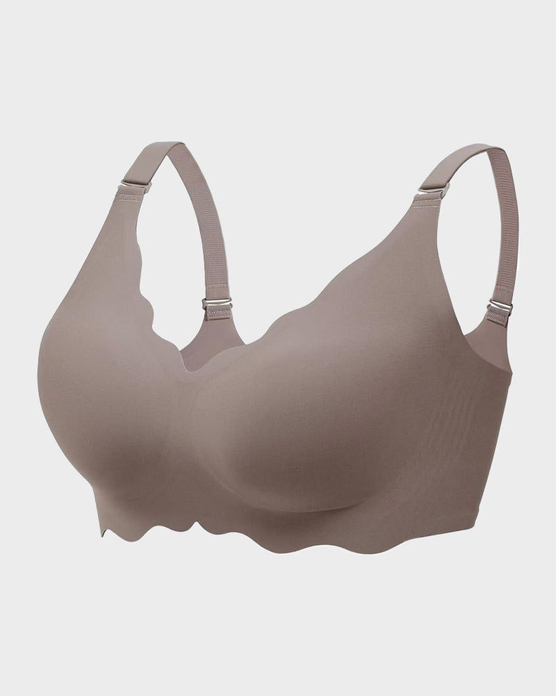Jelly Bustier ohne Bügel — vollständige Bedeckung, gewellt