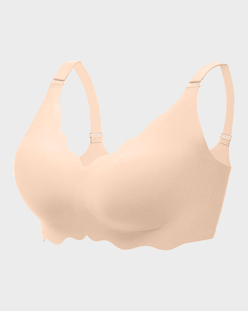 Jelly Bustier ohne Bügel — vollständige Bedeckung, gewellt