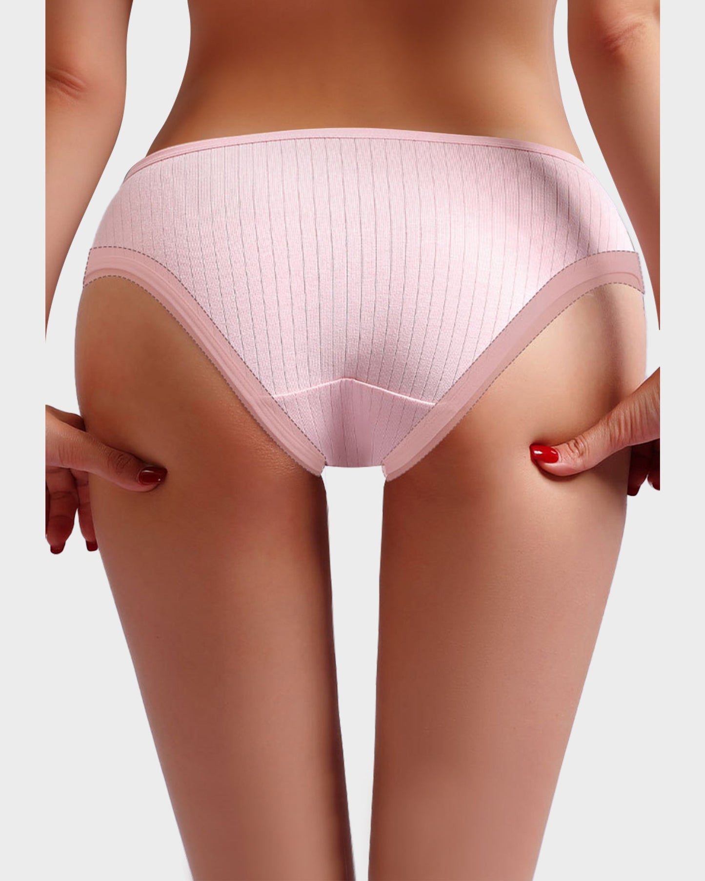 Atmungsaktive Baumwollslips mit niedrigem Bund (4er-Pack)