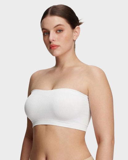 Stay-Put Wireless Seamless Bandeau Bra