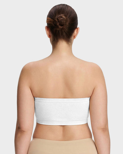 Stay-Put Wireless Seamless Bandeau Bra