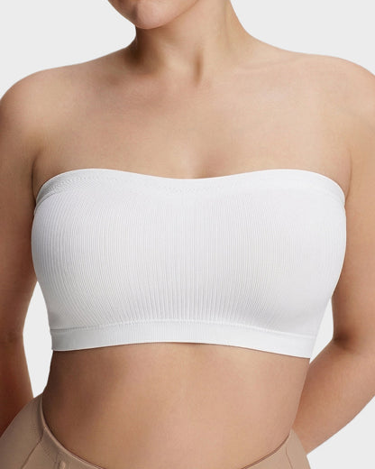 Stay-Put Wireless Seamless Bandeau Bra