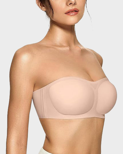 Strapless Padded Wireless Bandeau Bra