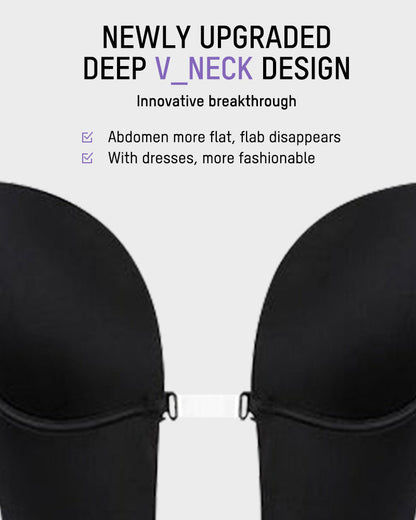 Strapless U-Plunge Thong Bodysuit