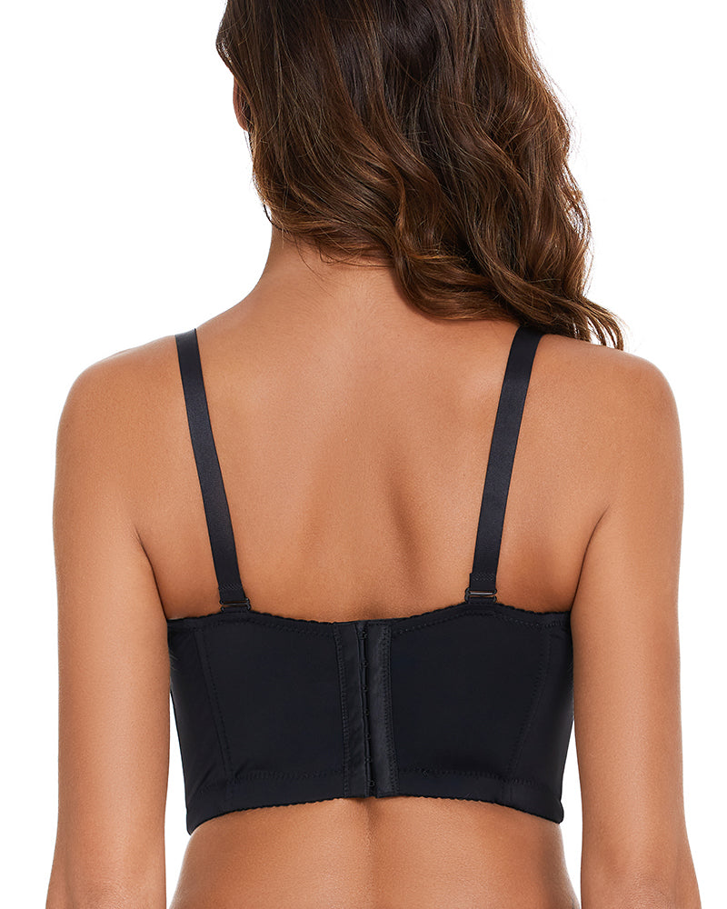 Low-Back Strapless Push-Up Bra