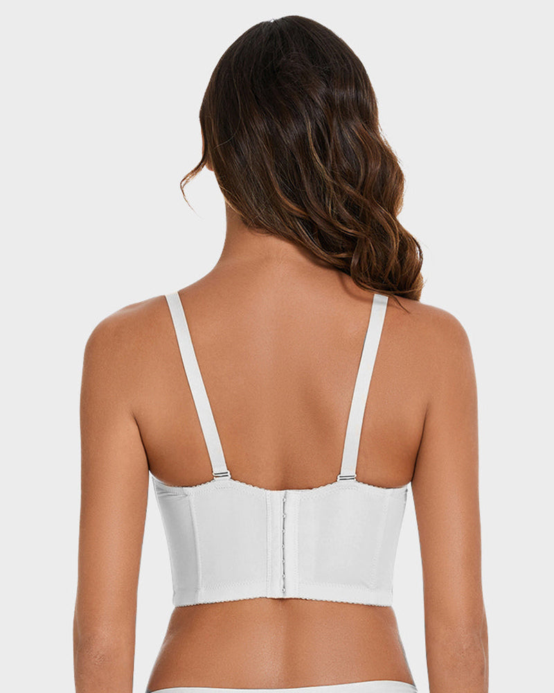 Low-Back Strapless Push-Up Bra