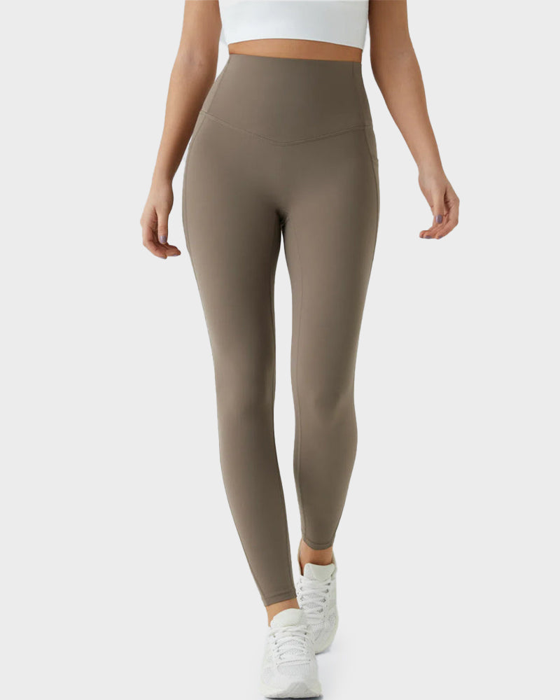 Sport-Leggings mit formendem Push-Up-Effekt und Taschen