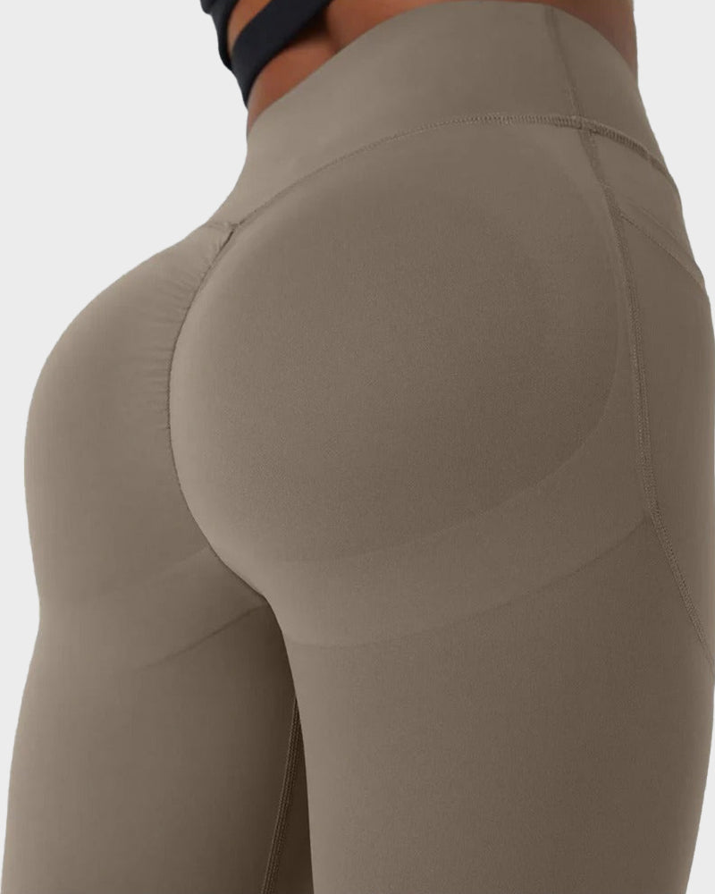 Sport-Leggings mit formendem Push-Up-Effekt und Taschen