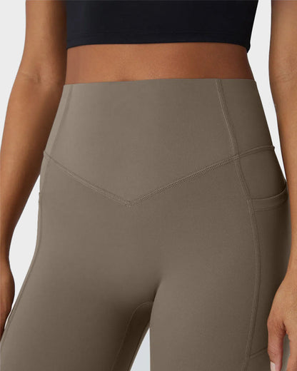 Sport-Leggings mit formendem Push-Up-Effekt und Taschen