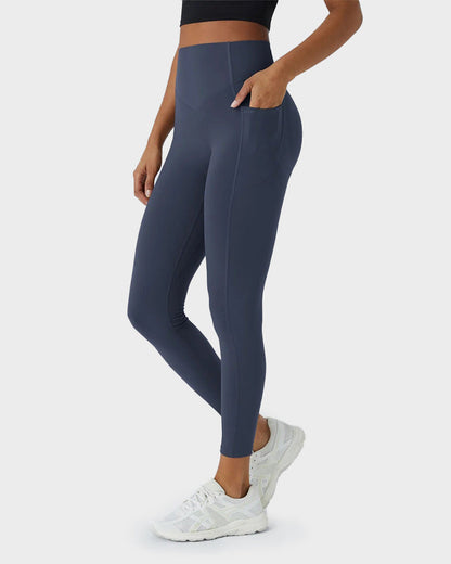 Sport-Leggings mit formendem Push-Up-Effekt und Taschen