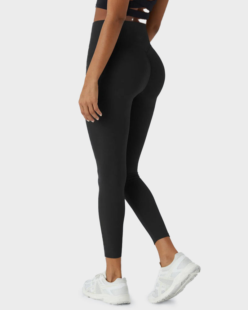 Sport-Leggings mit formendem Push-Up-Effekt und Taschen