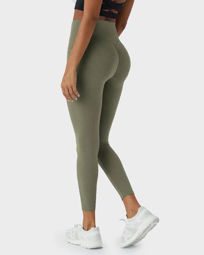 Sport-Leggings mit formendem Push-Up-Effekt und Taschen