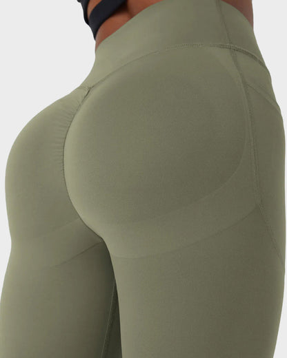 Sport-Leggings mit formendem Push-Up-Effekt und Taschen