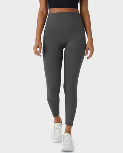 Sport-Leggings mit formendem Push-Up-Effekt und Taschen
