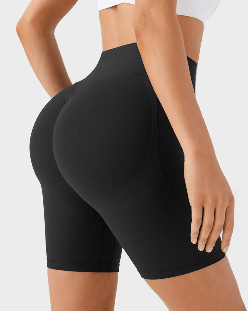 Formender Po-Sport-Short mit Taschen – 18 cm
