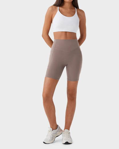 Formender Po-Sport-Short mit Taschen – 18 cm