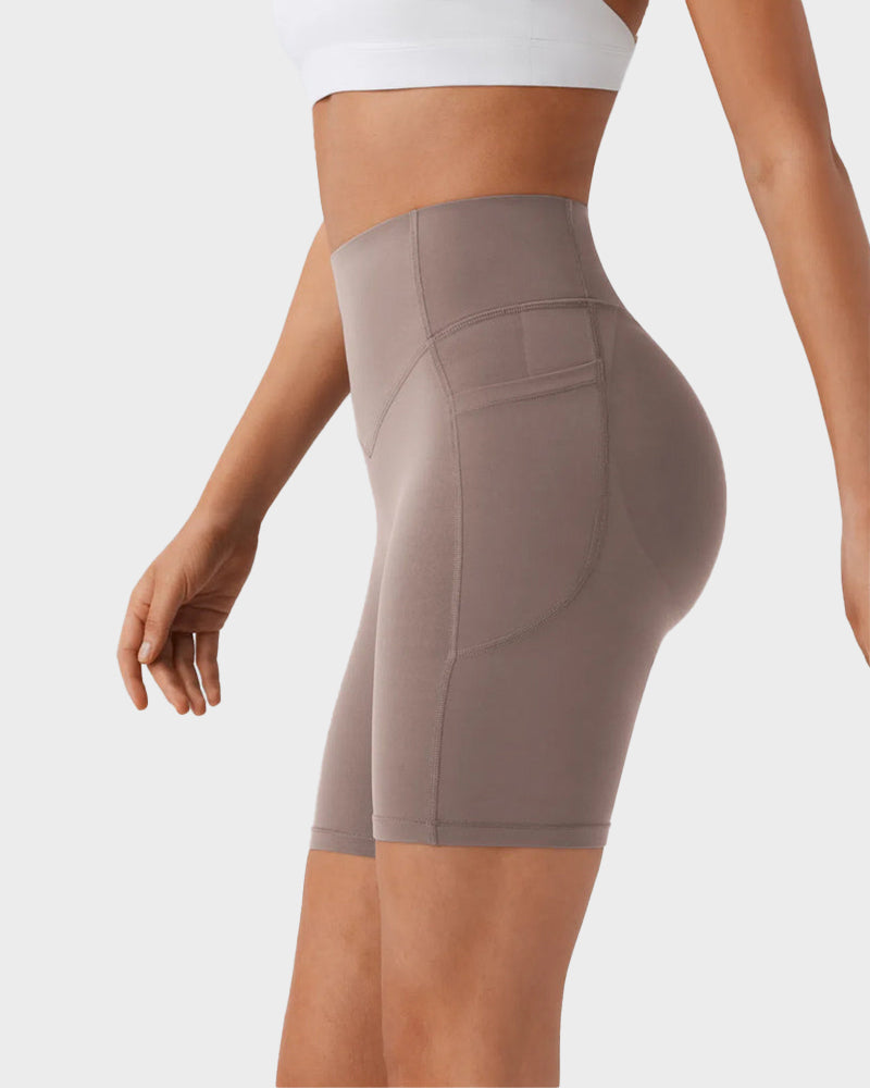 Formender Po-Sport-Short mit Taschen – 18 cm