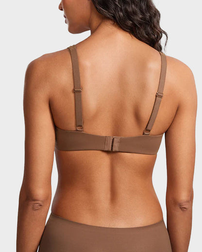 Seamless Underwire Balconette Bra — Unlined