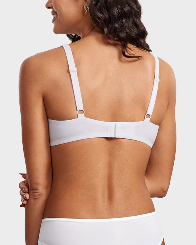 Seamless Underwire Balconette Bra — Unlined