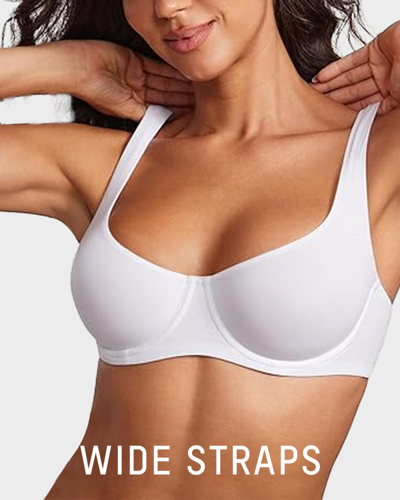 Seamless Underwire Balconette Bra — Unlined