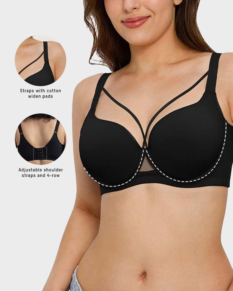 Bügel-BH mit runder Formung, Push-up, Minimizer und sexy Design