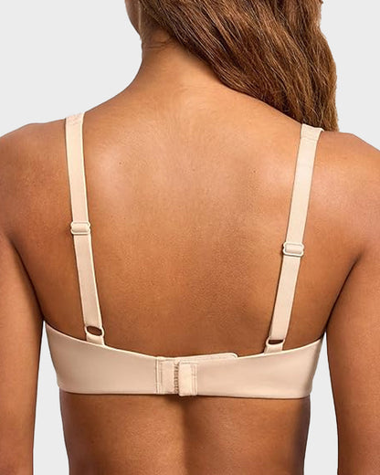 Seamless Underwire Balconette Bra — Unlined
