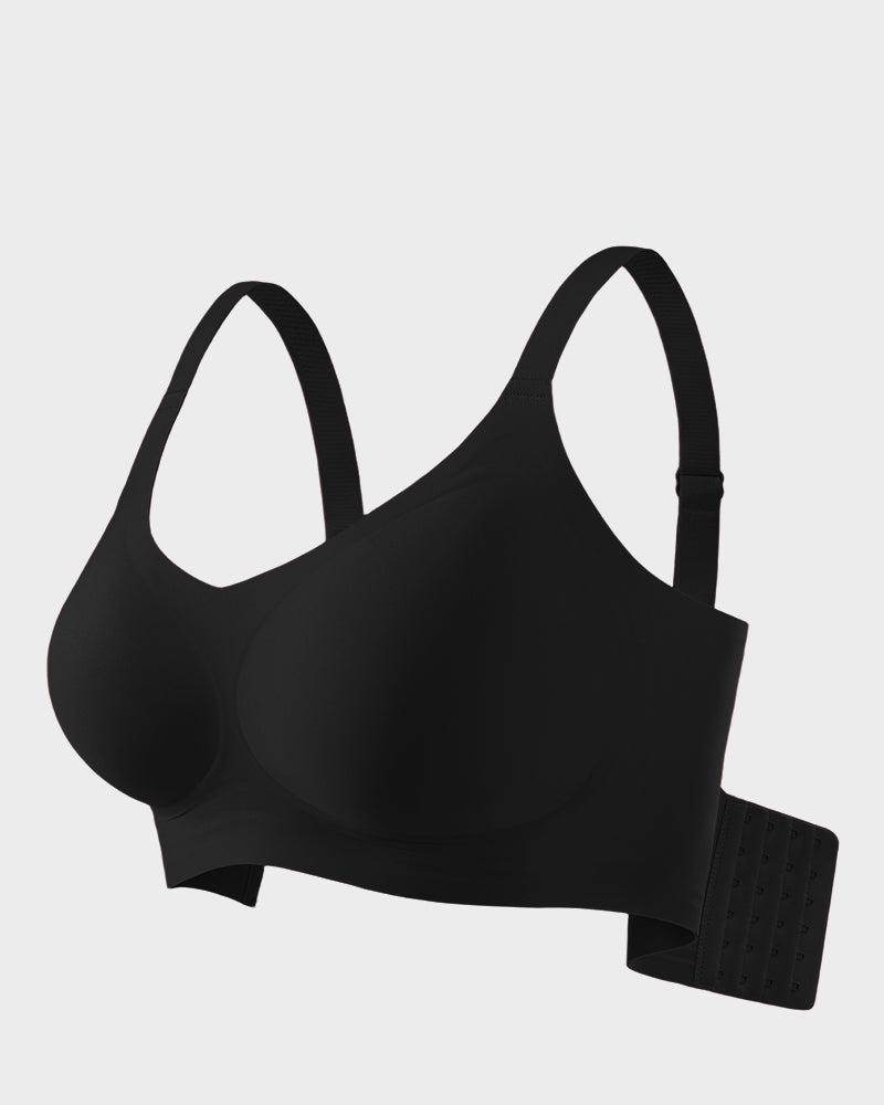 Wireless V-Neck Back-and-Side Smoothing Bra