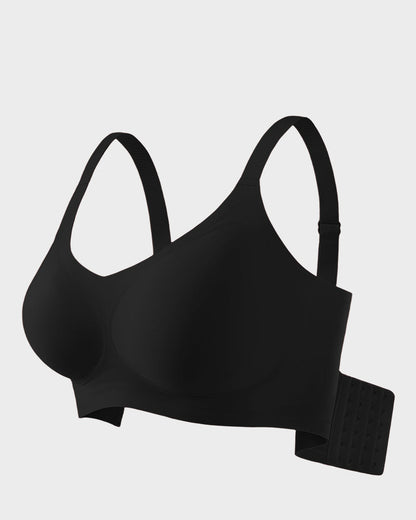 Wireless V-Neck Back-and-Side Smoothing Bra