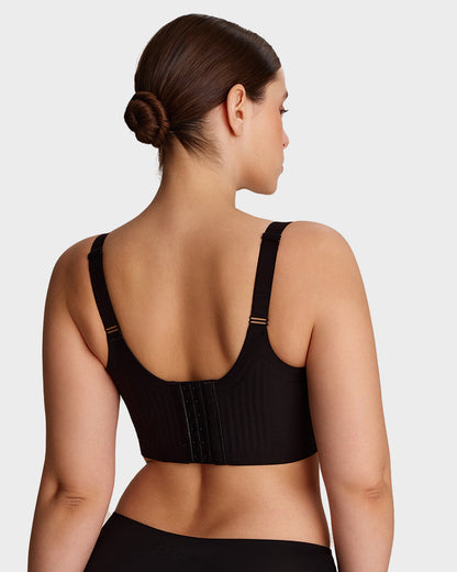 Wireless V-Neck Back-and-Side Smoothing Bra