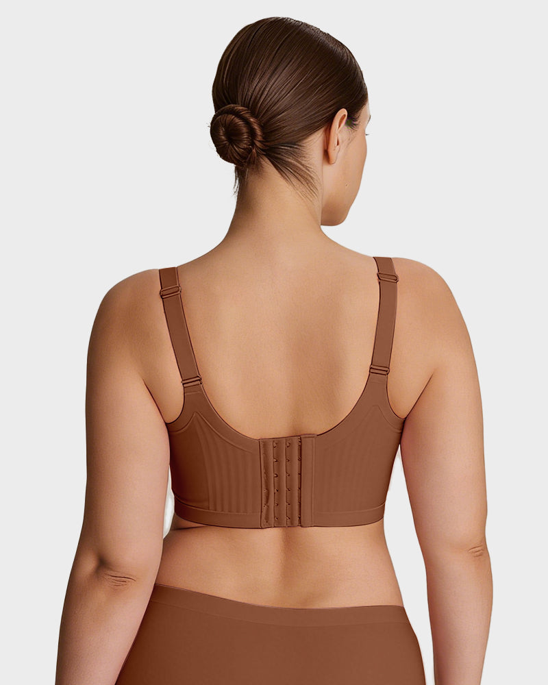 Wireless V-Neck Back-and-Side Smoothing Bra